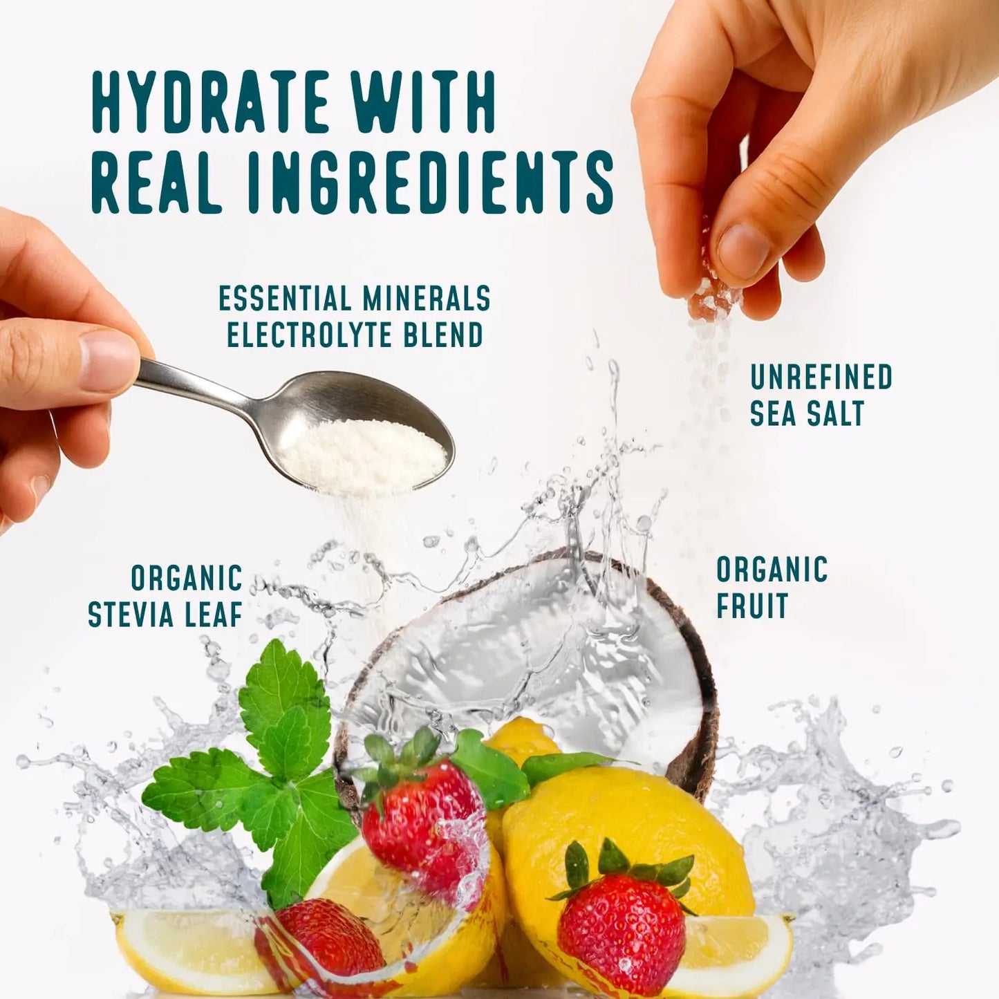 FlavCity Electrolytes Powder Packets - 28 Hydration Packets, Variety Pack - No Added Sugar - Hydration Powder with Real Fruit & Unrefined Sea Salt FlavCity