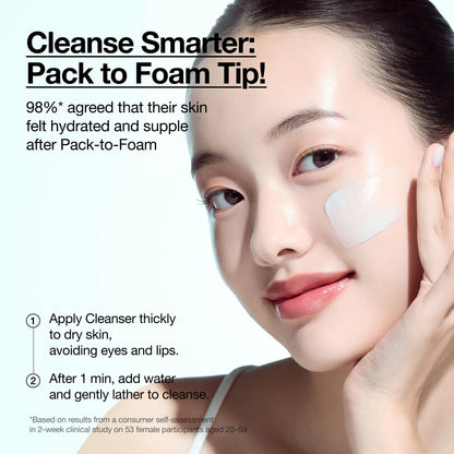 Anua PDRN Hyaluronic Acid Moisturizing Cleansing Foam, 5.07 fl oz ANUA