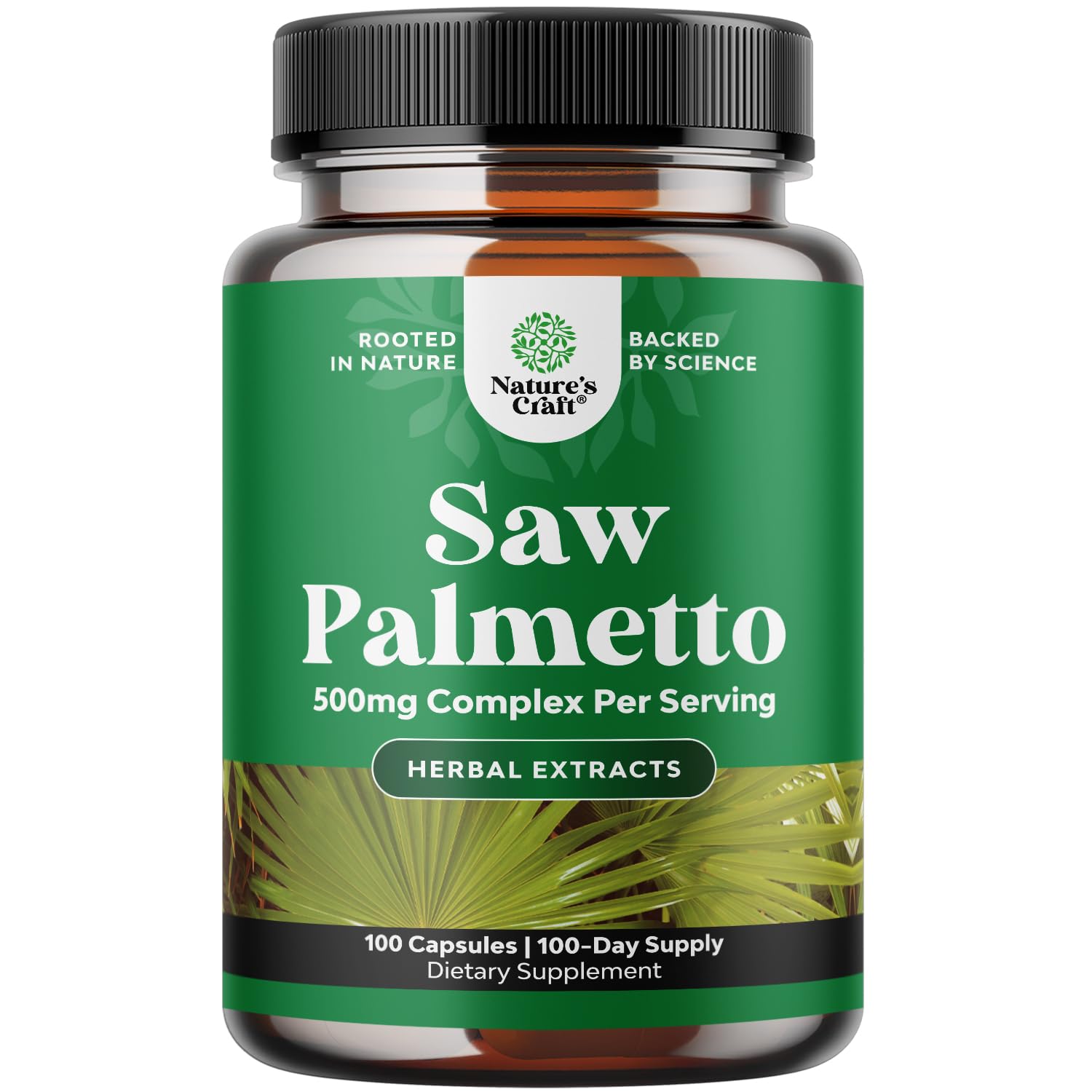 Extra Strength Saw Palmetto Extract - Advanced Herbal Complex for Hair Health and Urinary Support with Plant Sterols & Flavonoids - Potent Herbal Supplement with 500mg per Serving - 100 Count Gsupps Australia