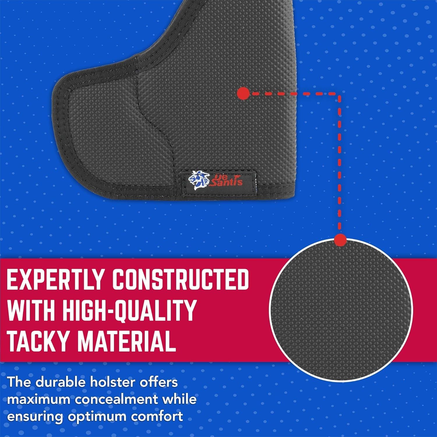 DeSantis Nemesis - Gun Pocket Holsters for Concealed Carry, Concealed Pocket Holster for Pistols, Revolvers, Soft, Designed for Comfort & Discreet Carry, Ambidextrous Gsupps Australia