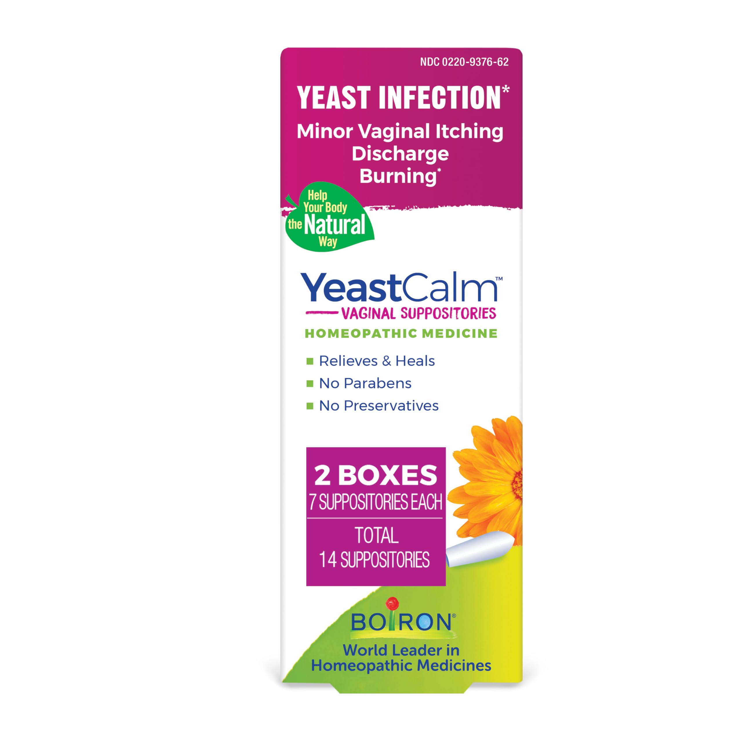 oiron YeastCalm Homeopathic Suppositories for Yeast Infections, Burning, Discharge Boiron buy australia supplements