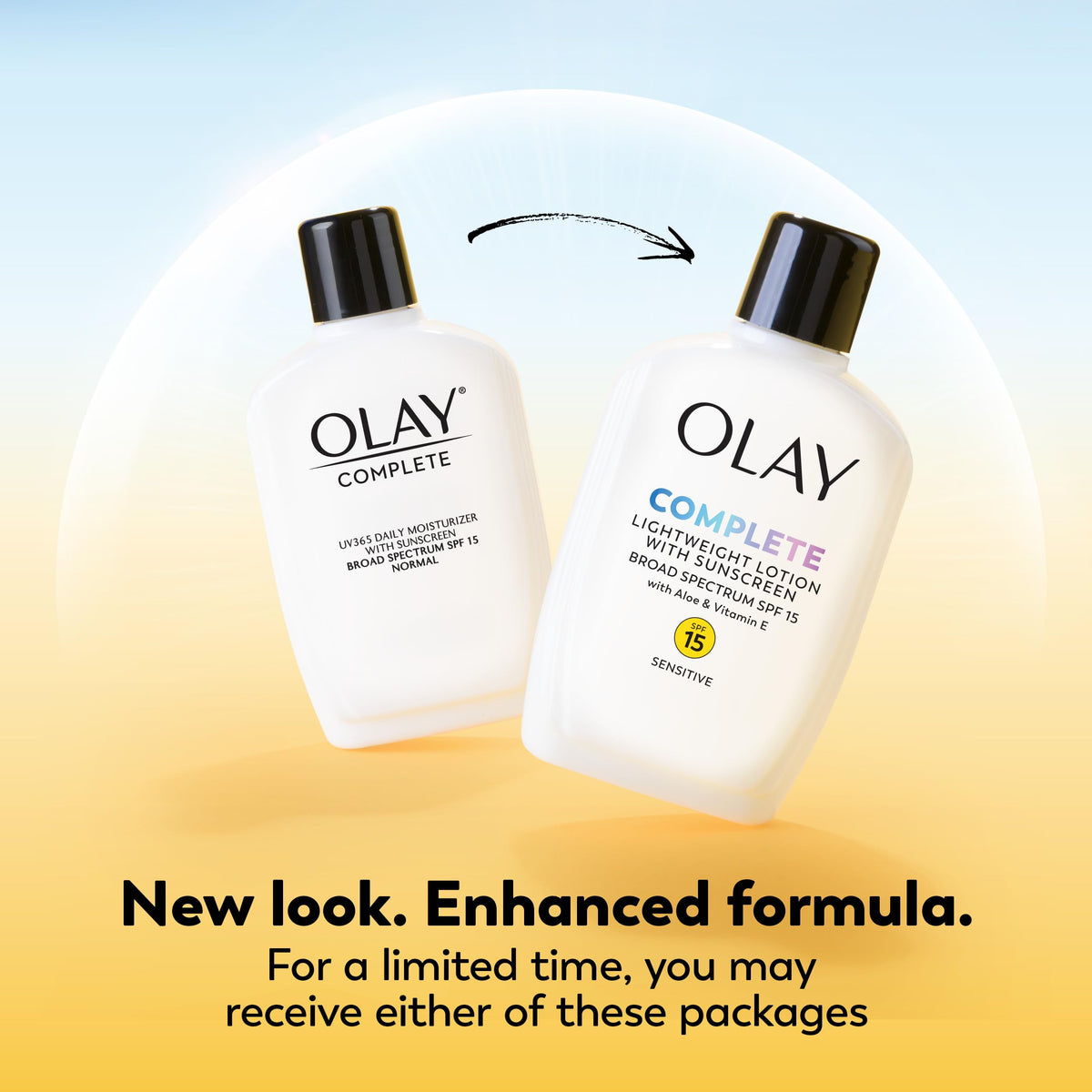 Olay Face Moisturizer, Complete All Day Moisturizer With Sunscreen Broad Spectrum SPF 15 - Sensitive, 4 fl. Oz, 1 unit Olay