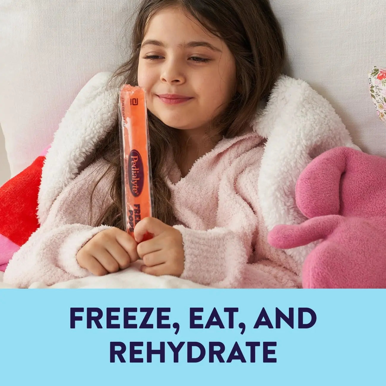 Pedialyte Electrolyte Solution Freezer Pops, Hydration Variety Pack— Grape, Blue Raspberry, Cherry, Orange, Pack of 64 Pedialyte