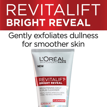 L'Oreal Paris Revitalift Bright Reveal Anti-Aging Facial Cleanser with Glycolic Acid 5 fl. oz (Pack of 2) L'Oreal Paris