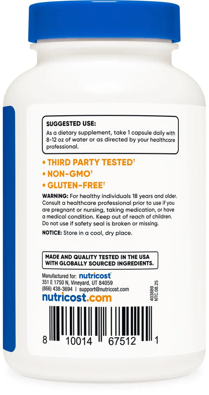 Nutricost 5-HTP 100mg, 240 Vegetarian Capsules (5-Hydroxytryptophan) - Non-GMO & Gluten Free Nutricost
