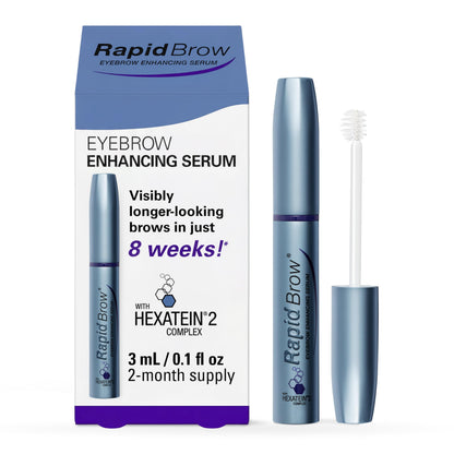 RapidBrow Eyebrow Enhancing Serum - 2 Month Supply, 3mL RapidBrow