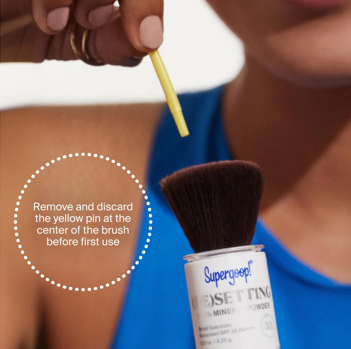 Supergoop! (Re) setting Mineral Powder Sunscreen SPF 35 PA+++, 0.15 oz Supergoop!