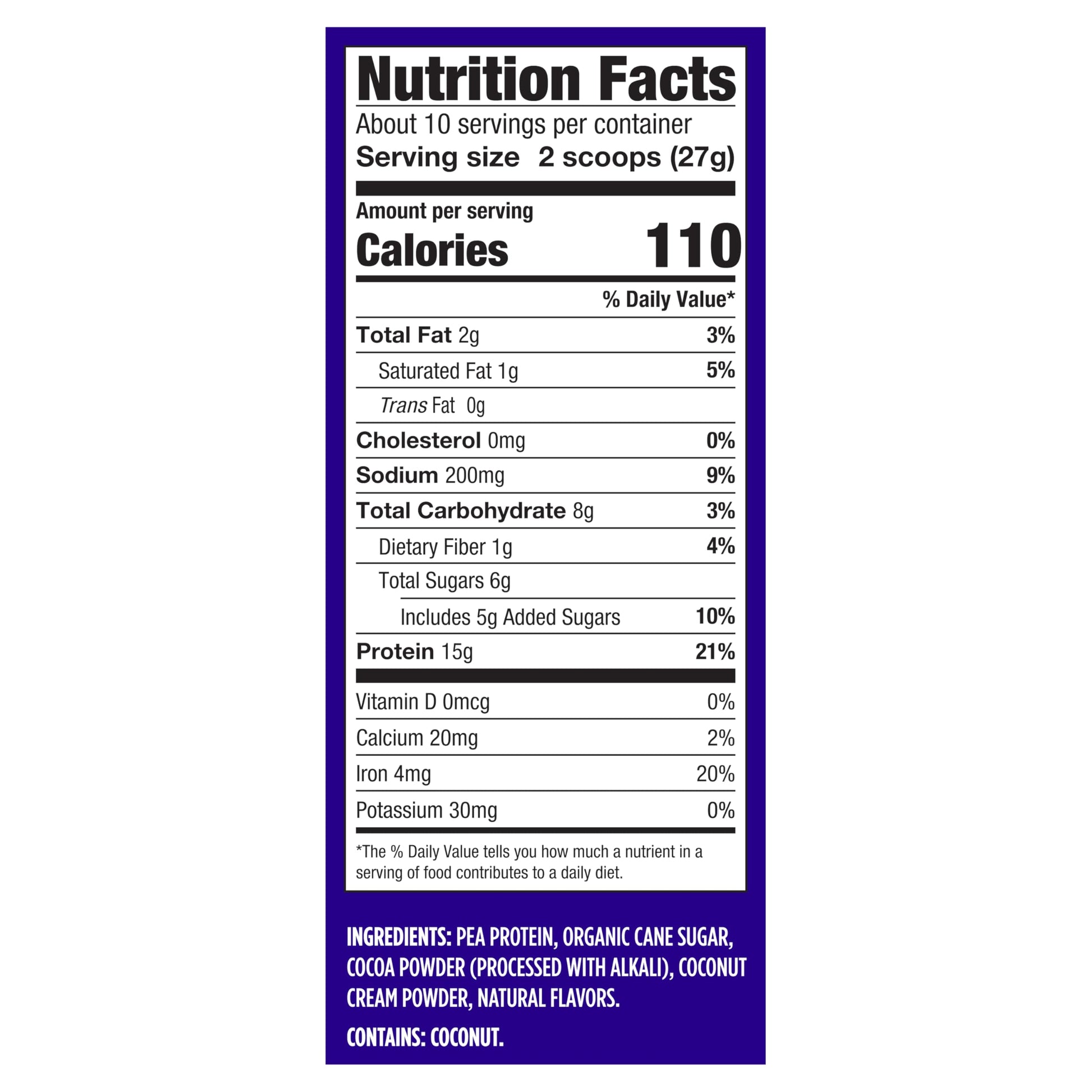 Vega Protein Made Simple - 15g Plant-Based Pea Protein, Chocolate, 10 Servings, Stevia Free, No Artificial Sweeteners or Gums, Non-GMO, Gluten Free, Dairy Free, 9.6oz (Packaging May Vary) Vega buy australia supplements
