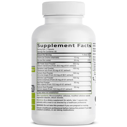 Bronson Liver Detox Advanced Detox & Cleansing Formula Supports Health Liver Function with Milk Thistle, Dandelion Extract, Turmeric, Artichoke Leaf & More Bronson