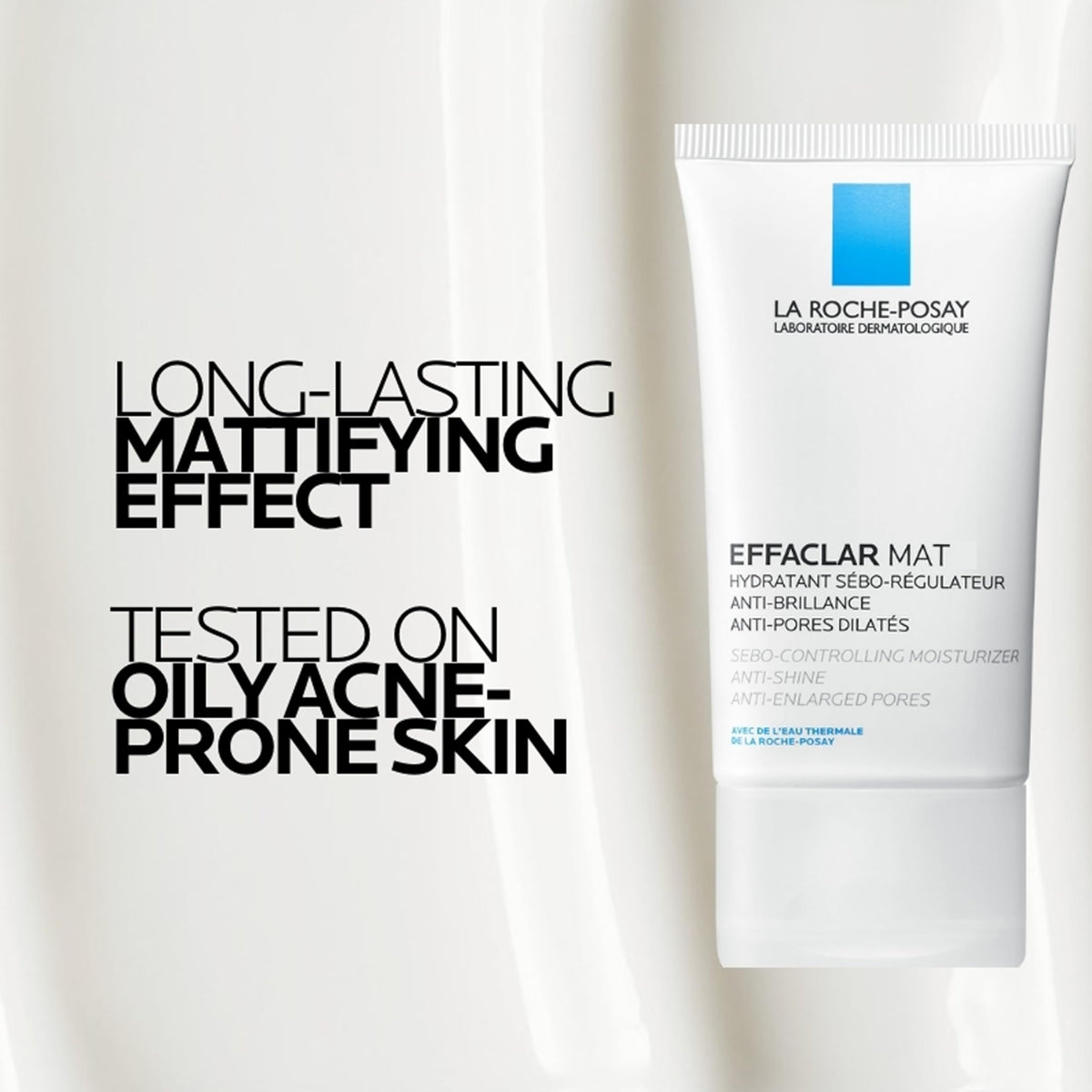 La Roche-Posay Effaclar Mat Oil Free Face Moisturizer for Oily Skin 1.4oz La Roche-Posay