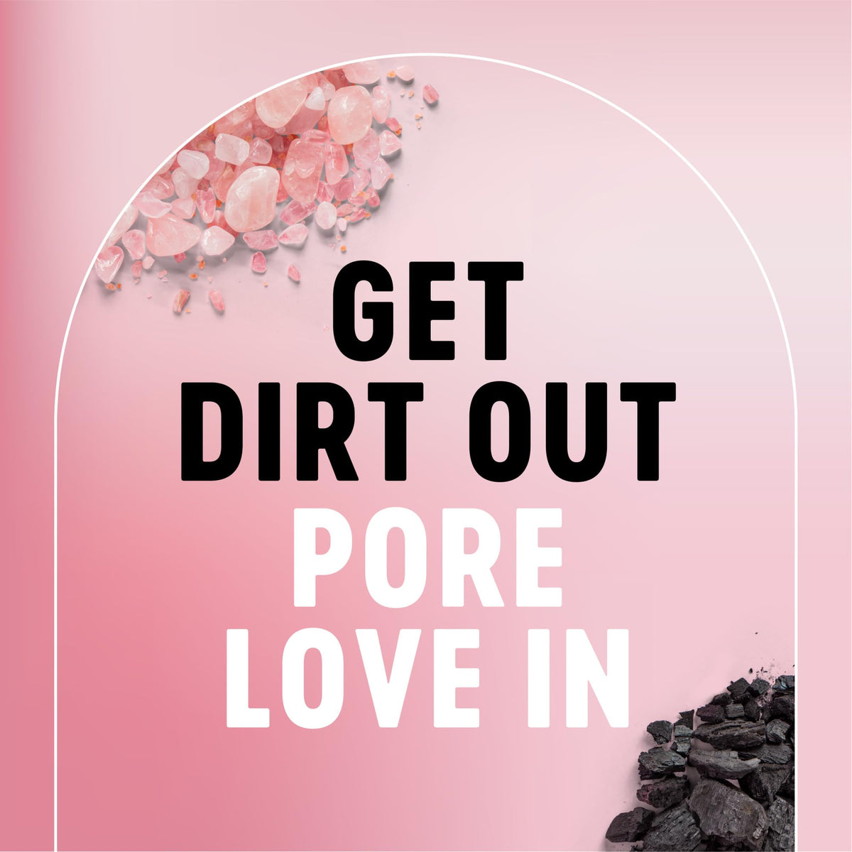 Bioré Rose Quartz + Charcoal Daily Purifying Cleanser Bioré
