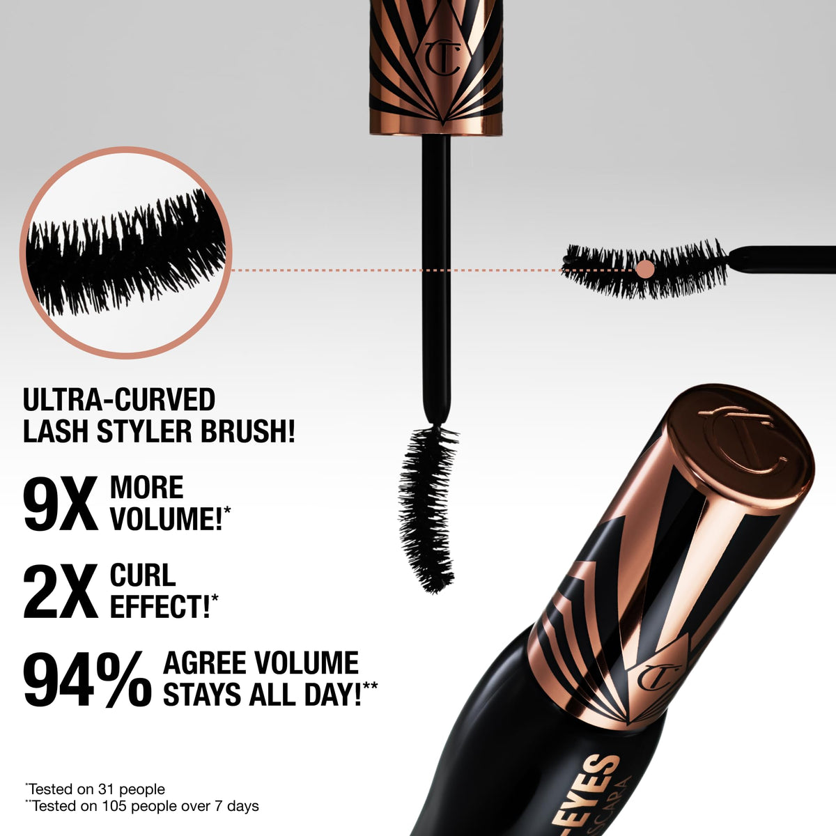 Charlotte Tilbury Exagger-Eyes Volume Mascara - Lengthening & Curling Charlotte Tilbury