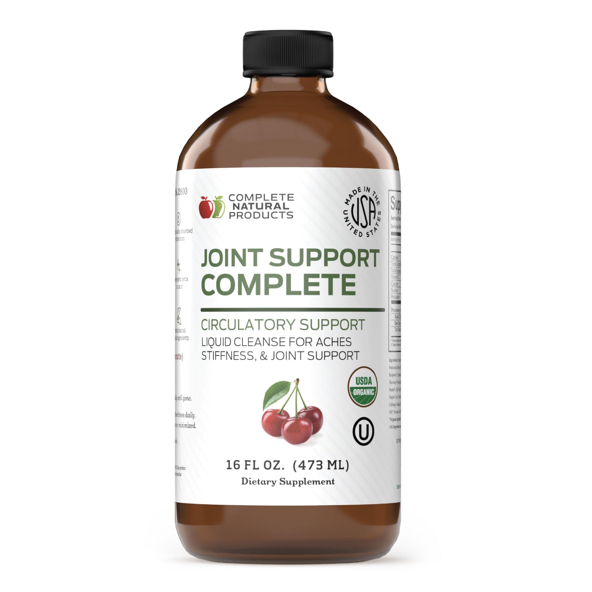 Complete Natural Products Joint Support Complete – 16 Fl Oz Organic Liquid Joint Supplement with Glucosamine Chondroitin MSM – Natural Uric Acid Cleanse & Herbal Joint Health Support for Mobility Complete Natural Products buy australia supplements