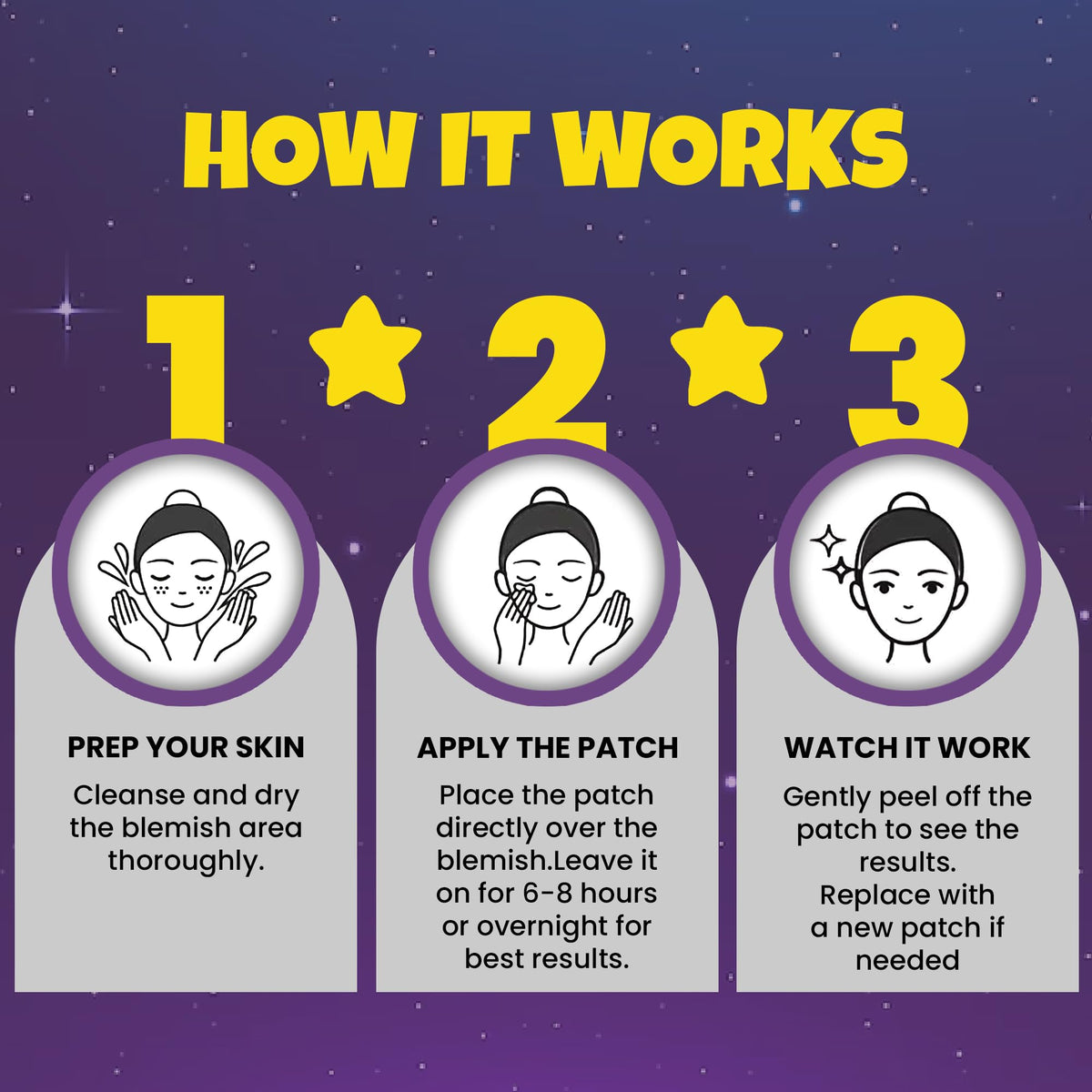 280Pcs Star Pimple Patches for Face - Cute Pimple Patches Stars Zit Sticker Andlane