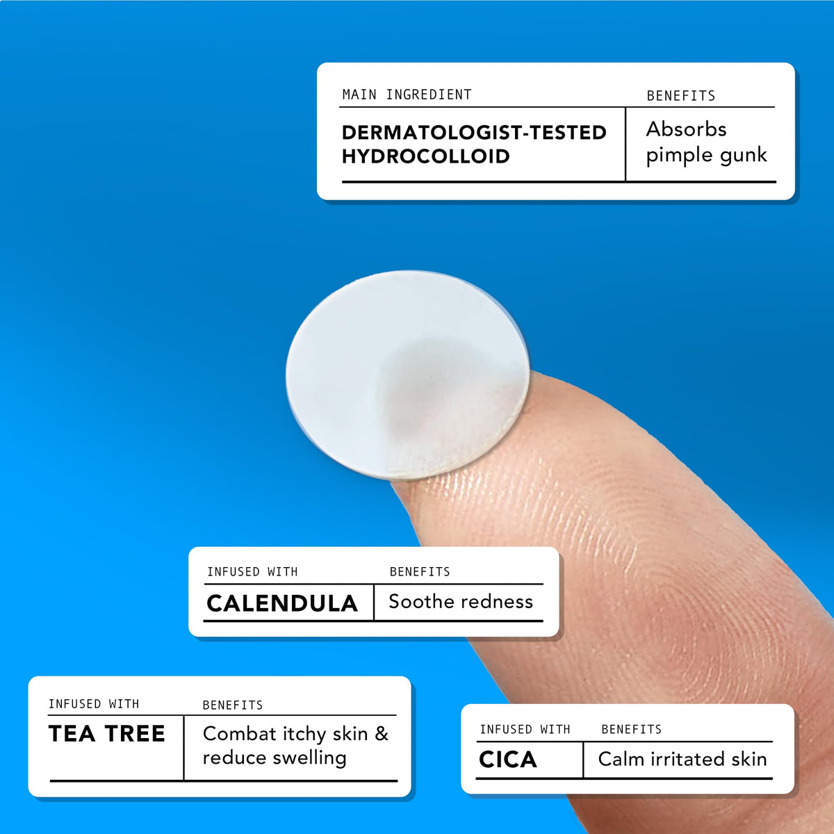 AVARELLE Original Hydrocolloid Acne Pimple Patches for Face 40 Count AVARELLE