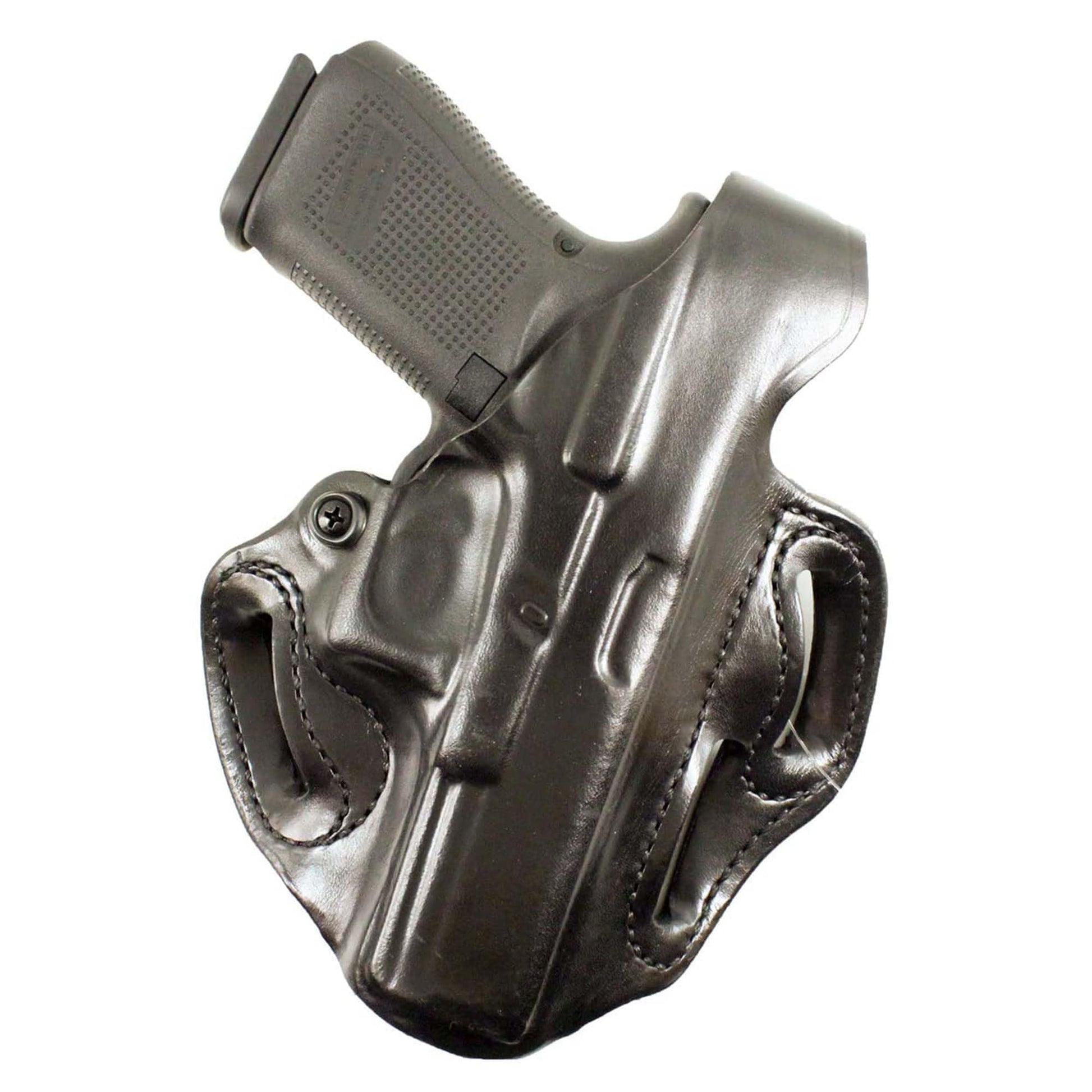 DeSantis Thumb Break Scabbard - OWB Gun Holster for Men and Women, Leather Belt Slide Holster for Pistols, Exact Molding, Secure and Highly Concealable OWB Carry Gsupps Australia