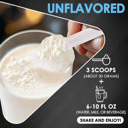 NATURE TARGET Unflavored Whey Protein Isolate - 26g Protein, 0g Sugar, Keto Friendly - No rBGH, Grass Fed - Perfect for Coffee, Baking & Smoothies - 1.10 LB (16 Servings) NATURE TARGET