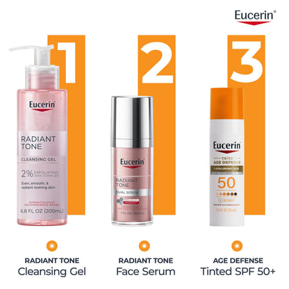 Eucerin Sun Age Defense Tinted Face Lotion SPF 50, 2.5 FL OZ Eucerin