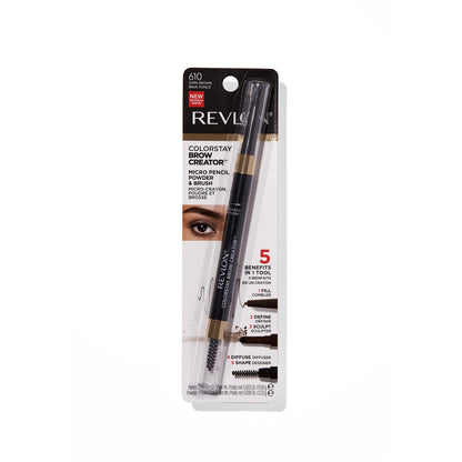 Revlon ColorStay Brow Creator, 610 Dark Brown, 0.003 oz REVLON