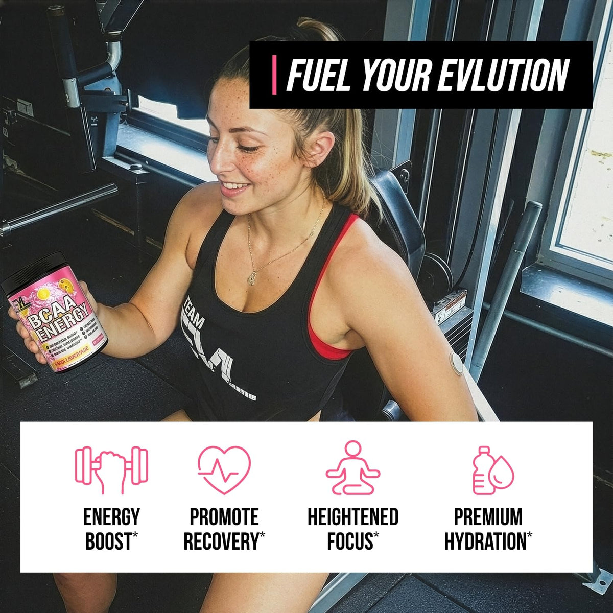Evlution EVL BCAAs Amino Acids Powder - BCAA Energy Pre Workout Powder for Muscle Recovery Lean Growth and Endurance - Rehydrating Post Workout Recovery Evlution