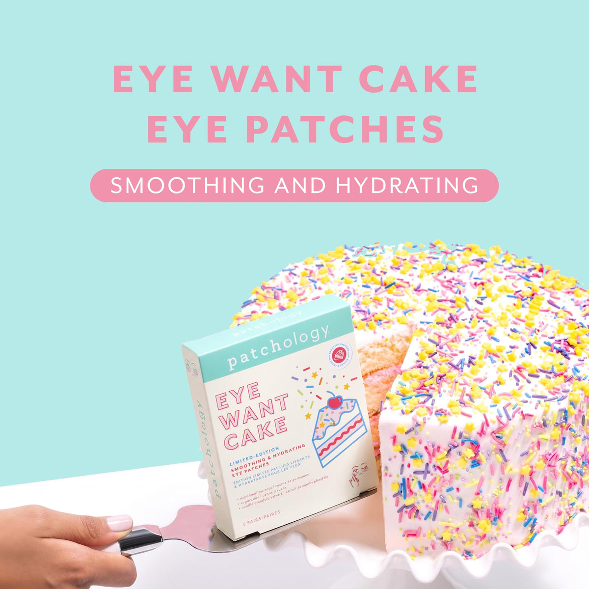 Patchology Eye Want Cake Under Eye Patches | Birthday Gift for Women | 5pk Patchology