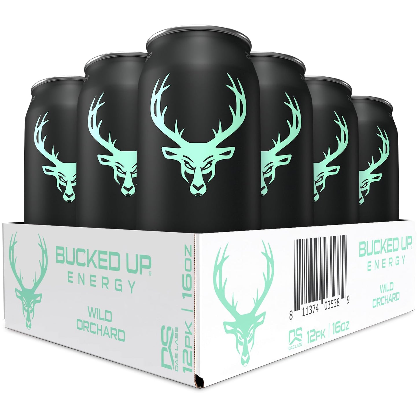 Bucked Up Energy Drink 300mg (Blood Raz) (12 CT)