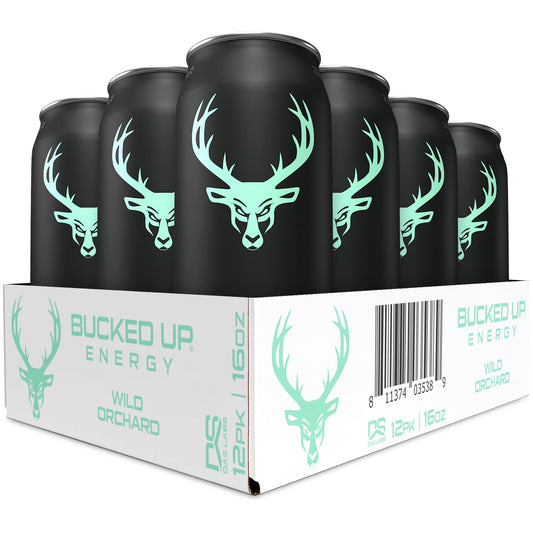 Bucked Up Energy Drink 300mg (Blood Raz) (12 CT)