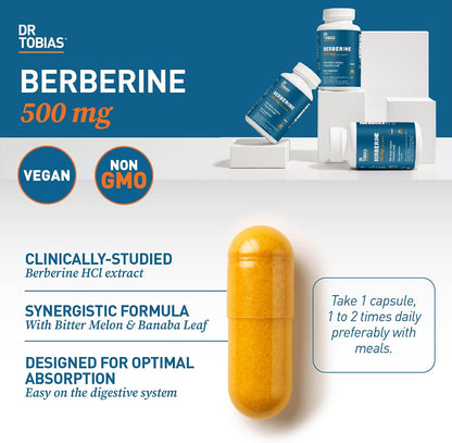 Dr. Tobias Colon 14-Day Cleanse + Berberine 500 mg – Detox Support & Between-Cleanse Metabolic Wellness