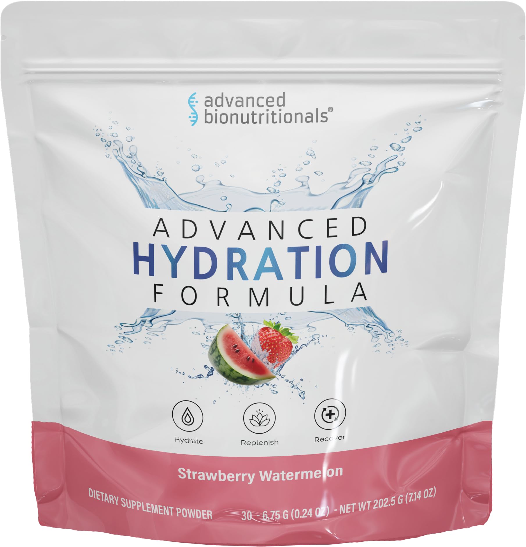 Advanced Bionutritionals Advanced Hydration Formula Electrolyte Drink Mix Powder with ElectroPrime®, L-Taurine, TyroPure™, B-Vitamins, Vitamin C – Strawberry Watermelon – 30 Stick Packs Advanced Bionutritionals buy australia supplements