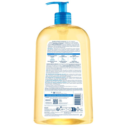Bioderma Atoderm Shower Oil, Cleansing Oil For Face & Body, Nourishing Cleansing Oil For Dry to Atopic Sensitive Skin For Softer & Smooth Skin For Your Whole Family Bioderma