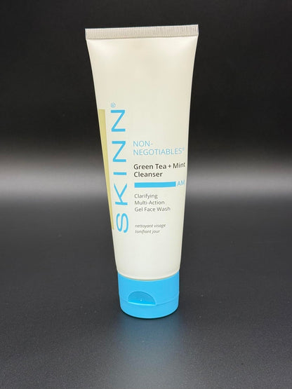 SKINN Morning Face Wash - Green Tea + Mint Cleanser - 4oz SKINN