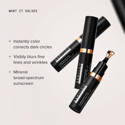 DRMTLGY Luminous Eye Corrector SPF 41 Medium | Undereye Corrector DRMTLGY