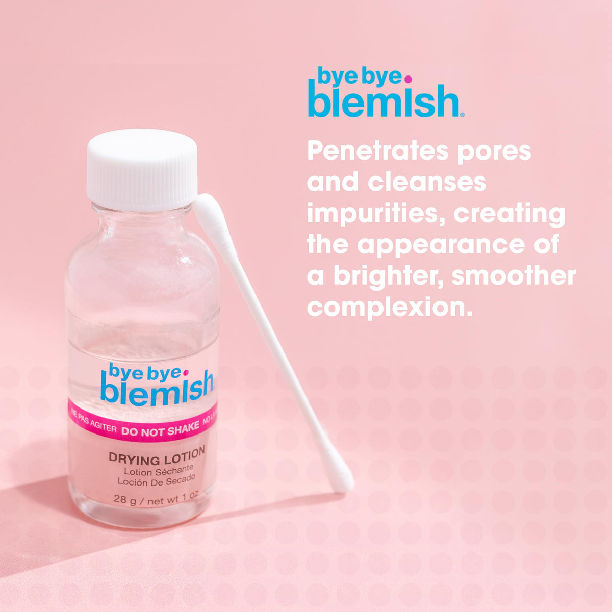 Bye Bye Blemish Acne Drying Lotion, Reduce Pimples Overnight 1oz, 1-Pack Bye Bye Blemish