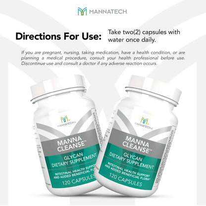 Mannatech Digestive Enzymes and Probiotics - Powered by Ambrotose Derived from The Aloe Vera Plant - Digestive and Colon Cleanser Helps Support Overall Gut Heath Mannatech