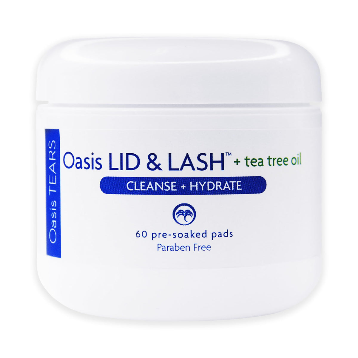 Oasis LID & LASH + Tea Tree Oil Eyelid Cleanser Wipes - 60 Count Oasis LID & LASH