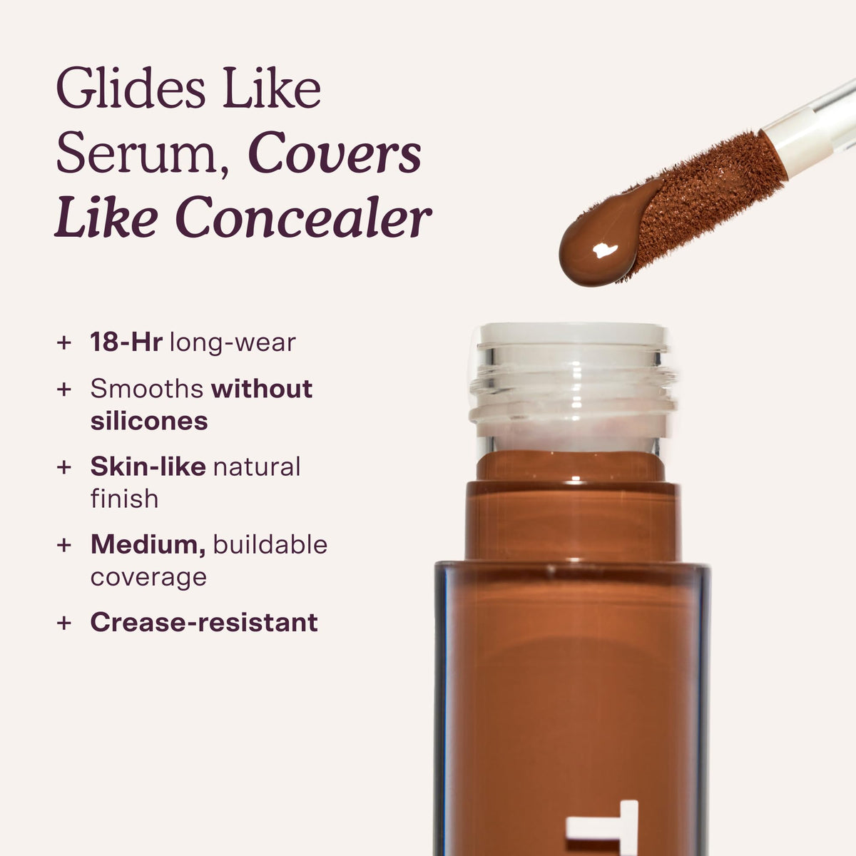 Tower 28 Swipe Serum Hydrating Concealer, 4.0 Light/Medium Cool (0.22 oz) Tower 28