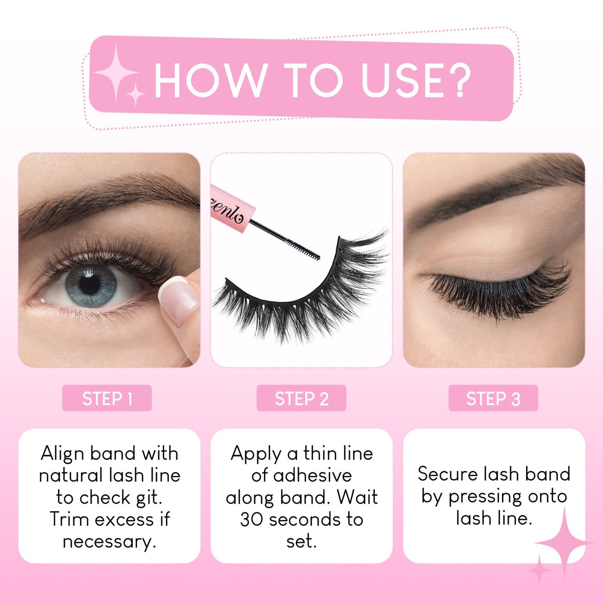 Azenlo False Eyelashes 20 Pairs Wispy Lashes Faux Mink Lashes 14mm 3D Fluffy Cat Eye Lashes （style 20-061) Azenlo