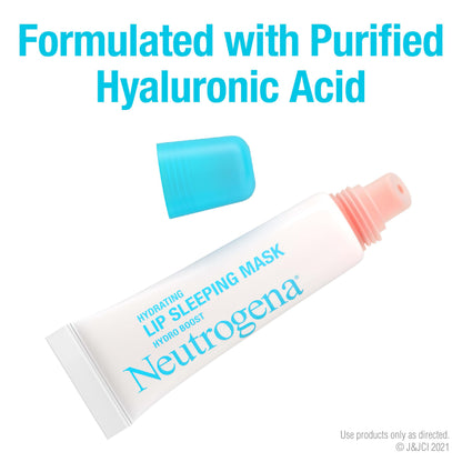 Neutrogena Hydro Boost Hydrating Lip Sleeping Mask, Clear, 0.35 oz Neutrogena