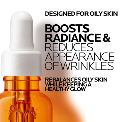La Roche-Posay Pure 12% Vitamin C Serum with Hyaluronic Acid, 1.01 fl oz La Roche-Posay