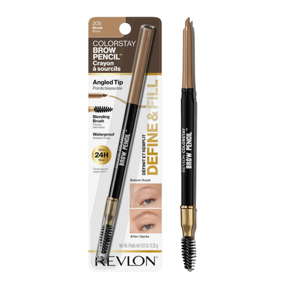 Revlon ColorStay Brow Pencil, 205 Blonde, 0.021 oz REVLON