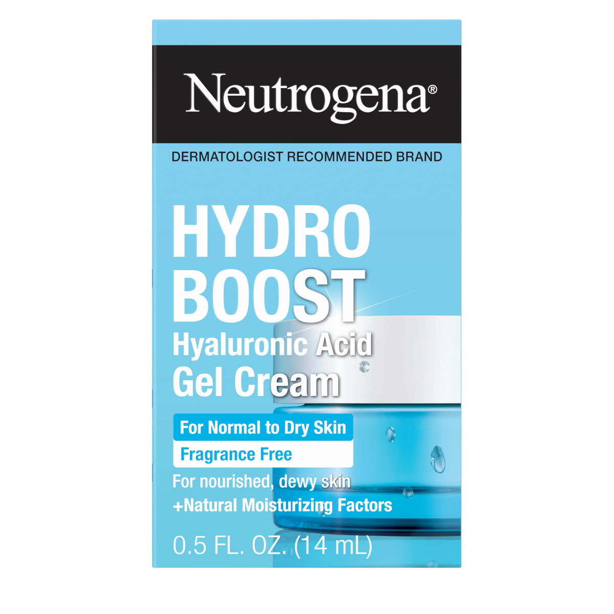 Neutrogena Hydro Boost Gel Cream Fragrance Free, 0.5 fl. oz Neutrogena
