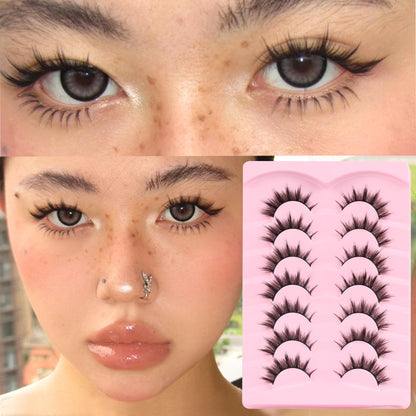 Veleasha Manga Lashes Anime False Eyelashes Cat Eye Lash Strips (Sunny) Veleasha