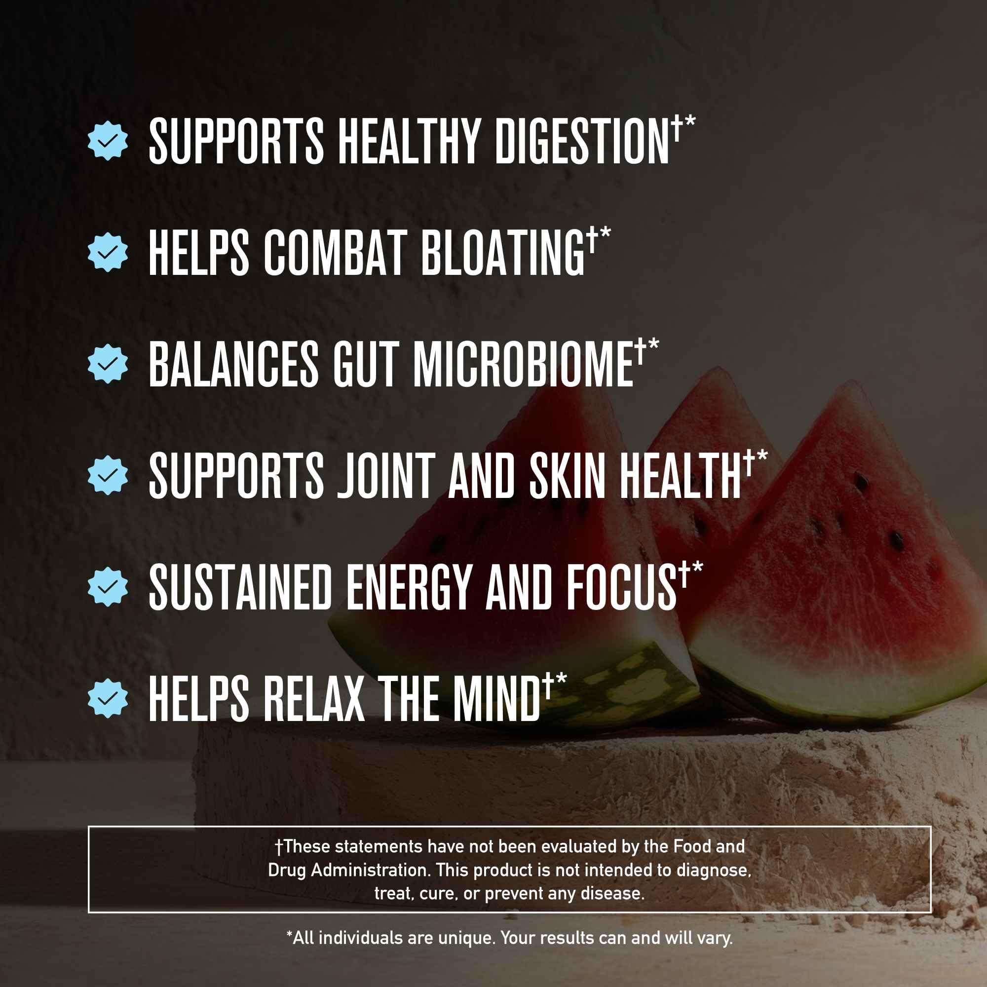 ROUNDHOUSE PROVISION Morning Kick by Chuck Norris - Watermelon Mint Flavor - Greens Superfood Powder with Probiotics, Collagen Peptides & Ashwagandha to Help Support Gut & Joint Health, 3 Pack ROUNDHOUSE PROVISION buy australia supplements