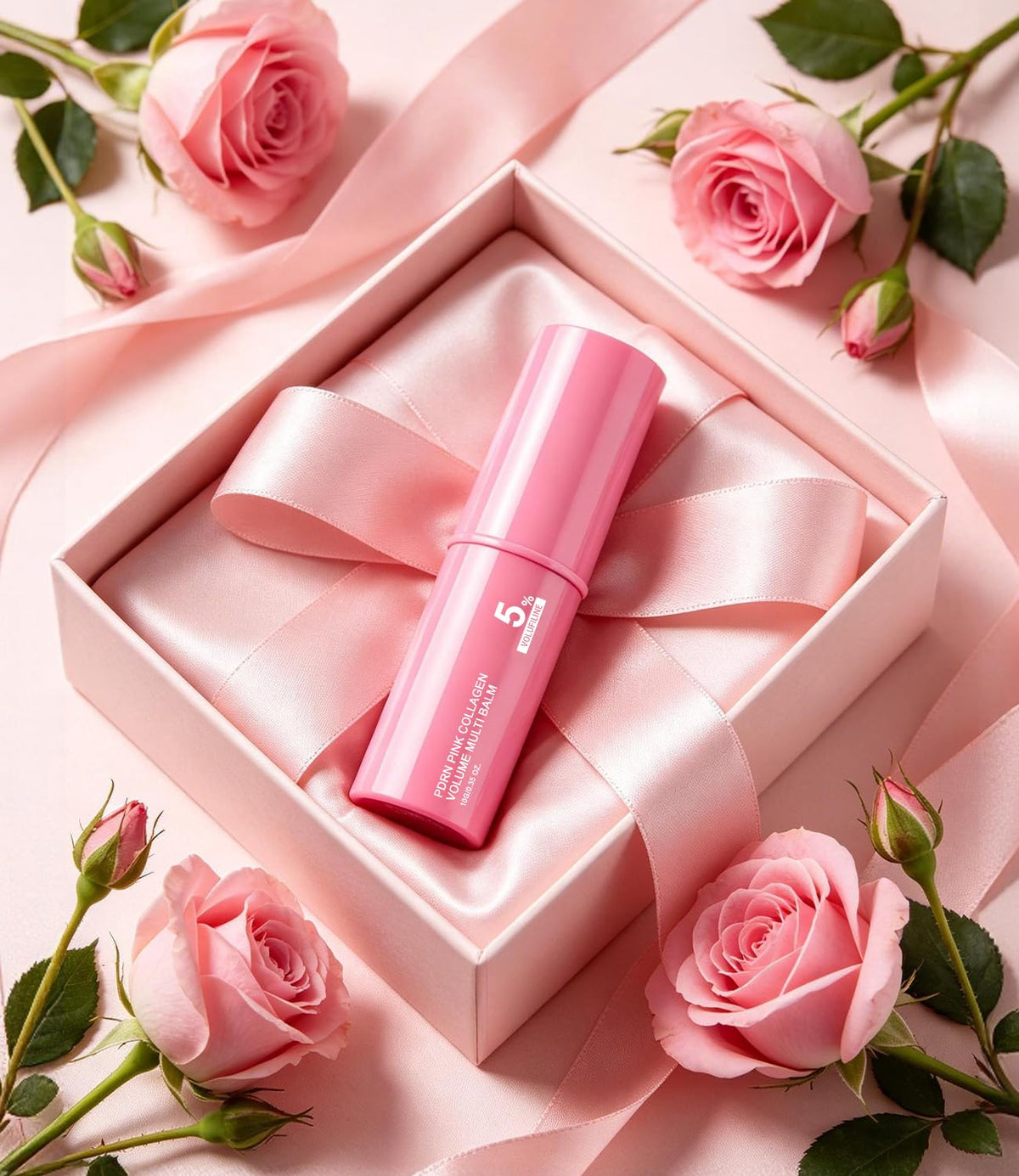 PDRN Pink Collagen Volume Multi Balm Stick, Volufiline Stick 0.35 oz /1Pack Vult