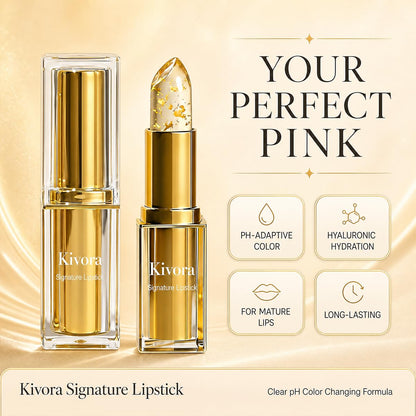 2-Pack Kivora Lipstick, Kivora Skin-Adaptive Lipstick, PH Lipsticks Color Changing, Long Lasting Moisturizing Tinted Lip Balm, Lipsticks for Older Women Generic