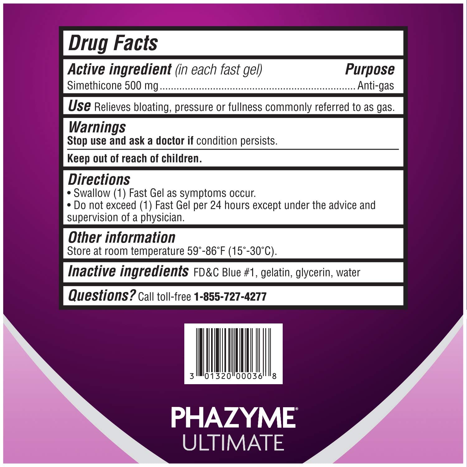 Phazyme Ultimate Strength Anti-Gas 500 mg Simethicone Gas Relief for Adults, Fast Gels Quickly Ease Bloating, Pressure and Discomfort, 20 Count Phazyme buy australia supplements