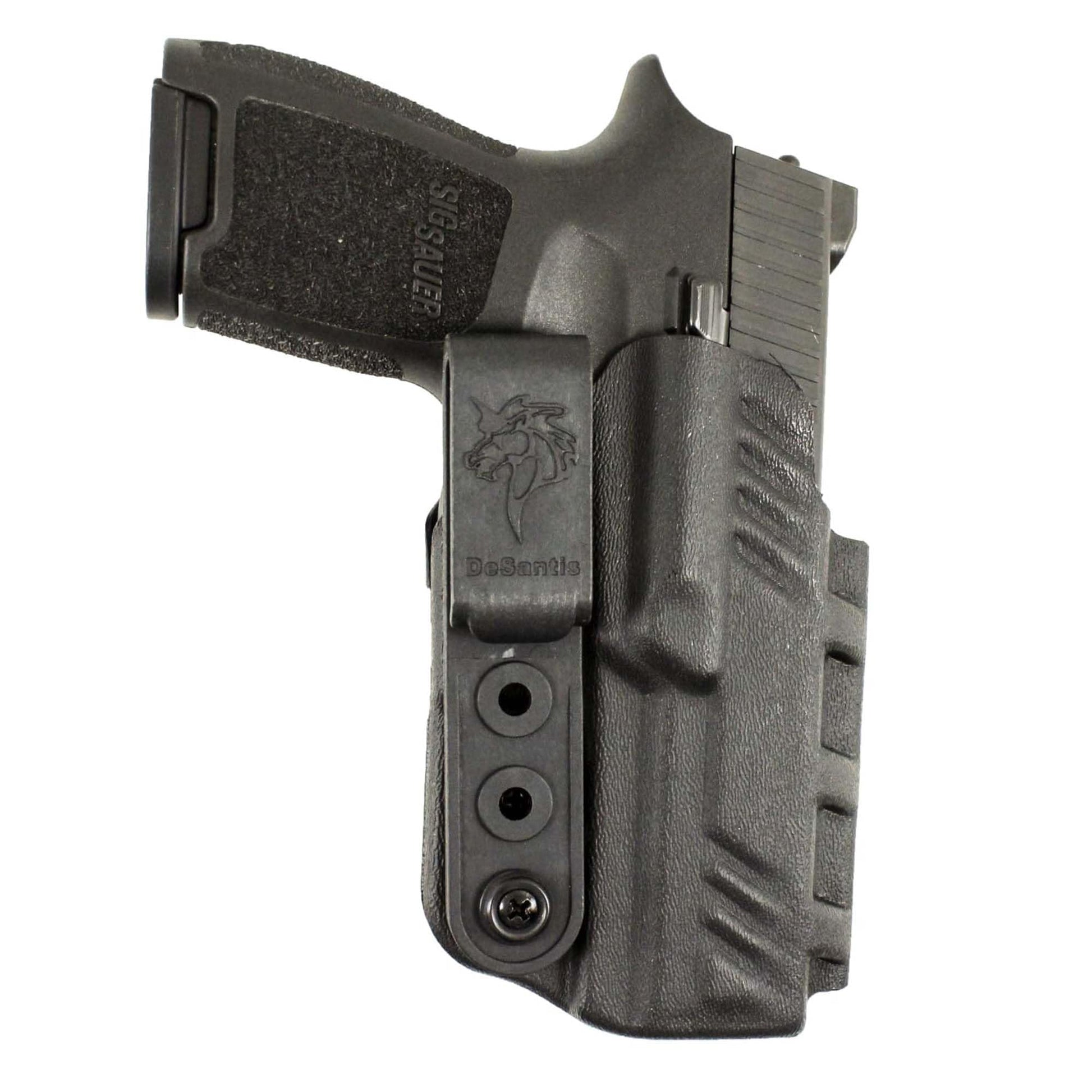 DeSantis Slim-Tuk - IWB Holster for Men and Women, Pistol Holster for Concealed Carry, Suitable for Appendix Wear, Ambidextrous, Made with Kydex, Adjustable Tension, Tuckable 360 C-Clip Gsupps Australia