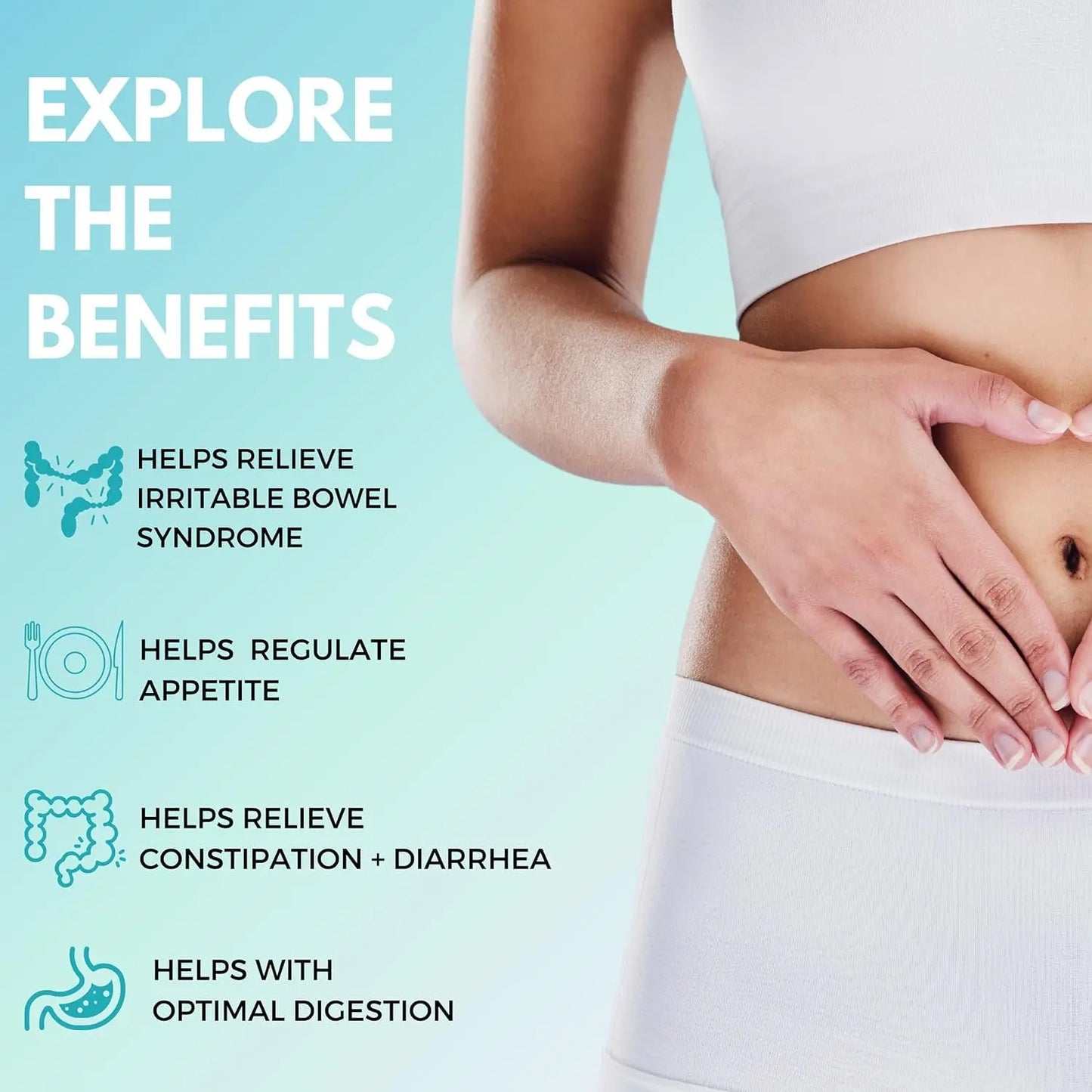 Wellbeing Nutrition Daily Probiotics + Prebiotics | Improve Metabolism, Acidity Relief, Digestion & Gut Health | 18 Billion CFU Organic Probiotics Supplement WELLBEING NUTRITION