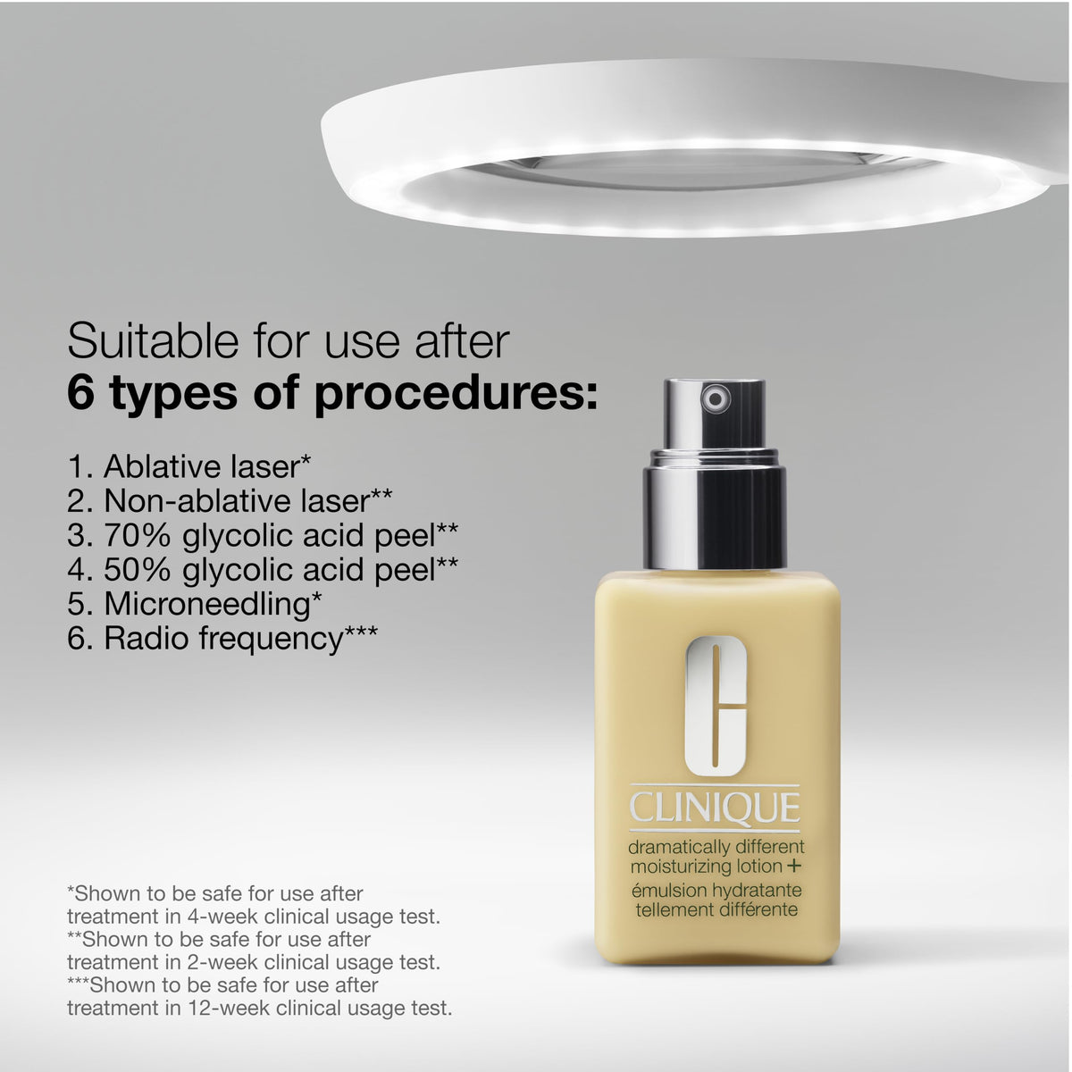 Clinique Dramatically Different Moisturizing Lotion+ | Hydrating Face Mositurizer With Glycerin and Urea | Strengthens Skin Barrier | Step 3 in 3-Step Skin Care Routine, 4.2 Fl Oz Clinique