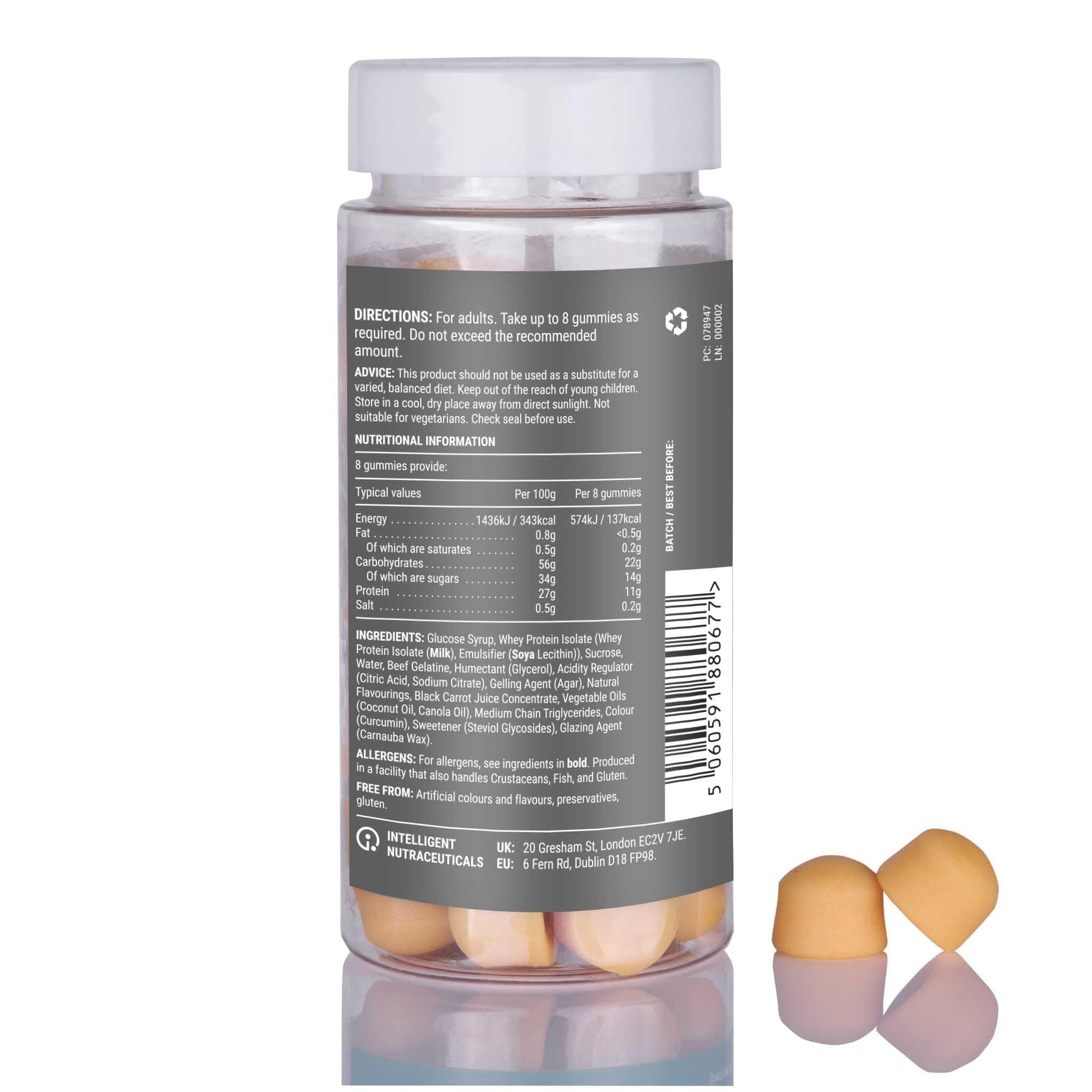 Protein 11g Gummies by Known Nutrition | Help Build and Maintain Healthy Muscle Mass Known buy australia supplements